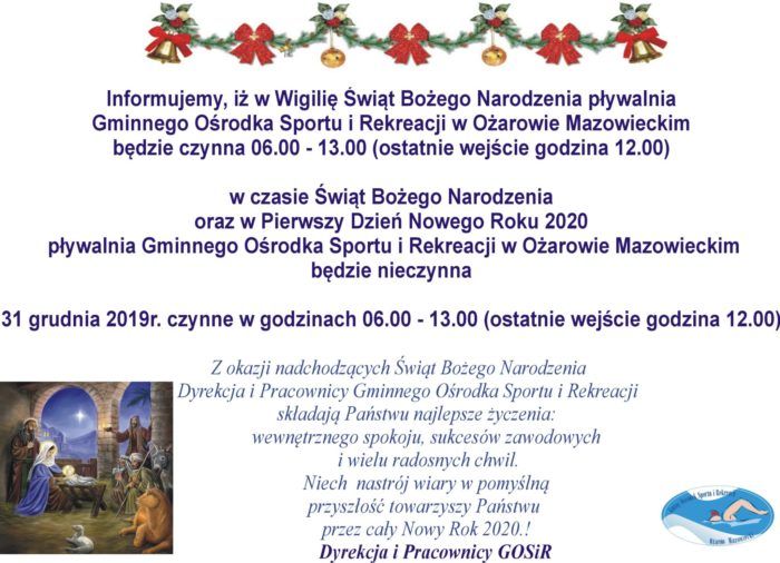 Boże Narodzenie 2019 - Życzenia Świąteczne